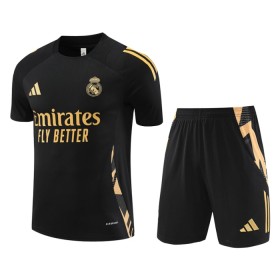 Real Madrid Pre-Match Černá 2024-25 - Dětské Fotbalové Dresy (S/S)
